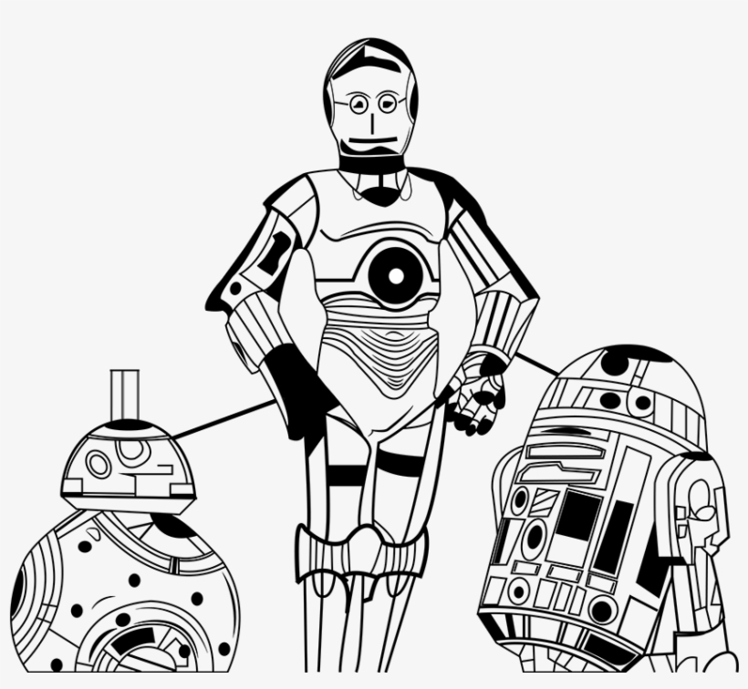Star War Doodle - Illustration, transparent png #7801070