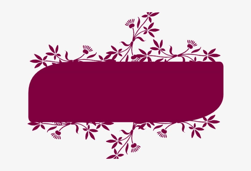 Floral Banner Vector Png, transparent png #7801463