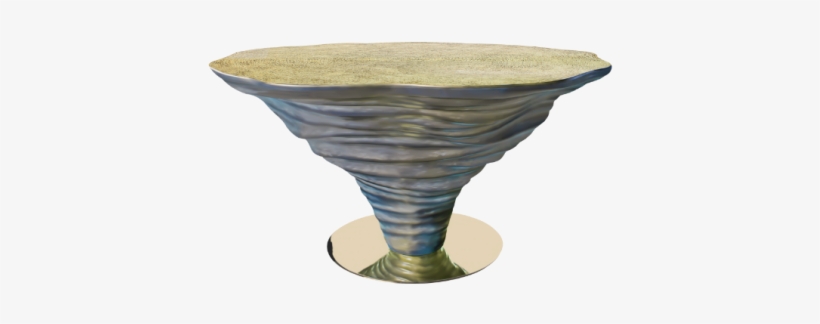 Kenya Dining Table Finished In Brass Color With With - Coffee Table, transparent png #7801754