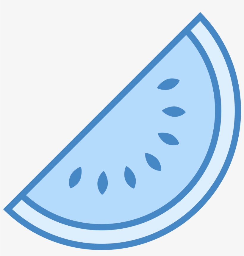 Go To Image - Blue Watermelon Icon, transparent png #7801914