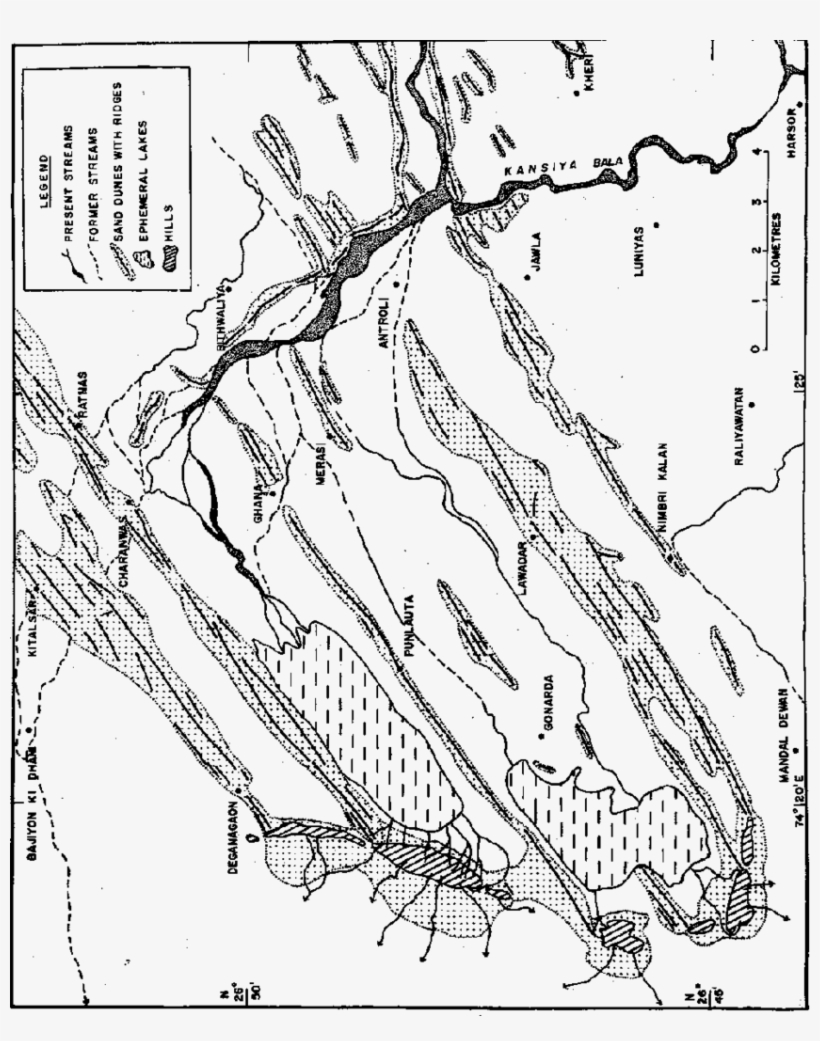 Stream Capture By Advancing Sand Dunes And Deflation - Drawing, transparent png #7801976