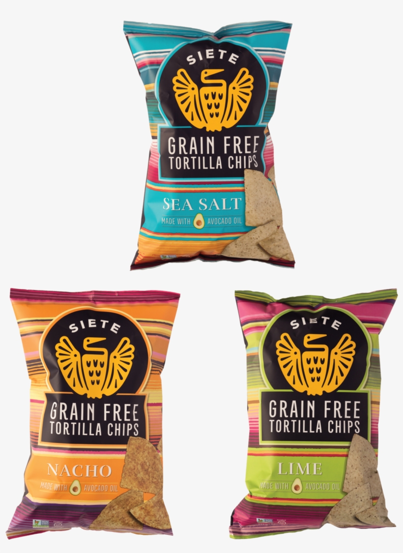 Siete Nacho Grain Free Tortilla Chips, transparent png #7802318