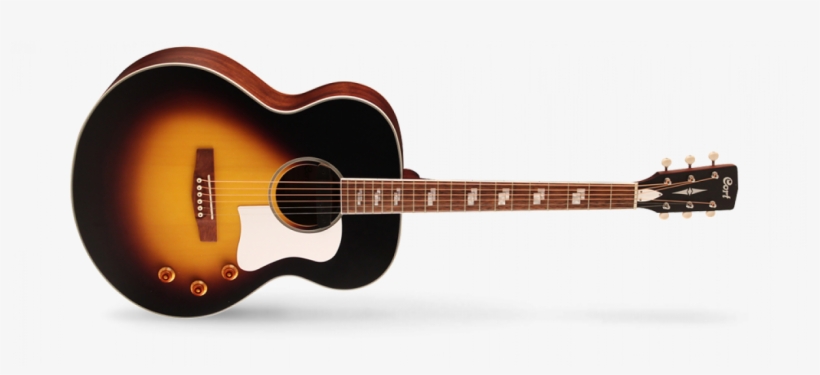 Cort Cj-retro Jumbo Acoustic Electric Guitar - Cort Guitars Jumbo, transparent png #7802389