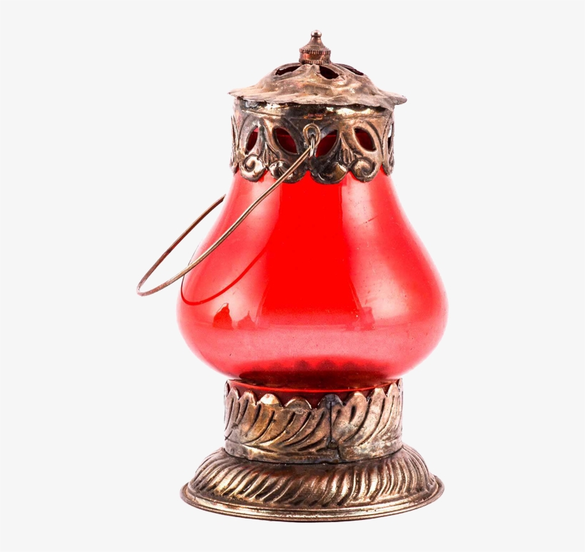 Red Hanging Lantern - Serveware, transparent png #7802587