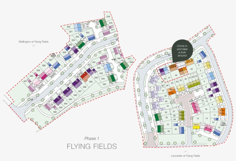 Taylor Wimpey Flying Fields Phase1 Layout - Taylor Wimpey Flying Fields, transparent png #7802859