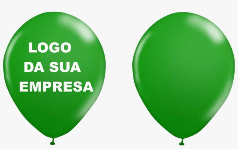 Balão Personalizado Impressão Um Lado, Uma Cor Para - Balloon, transparent png #7802944