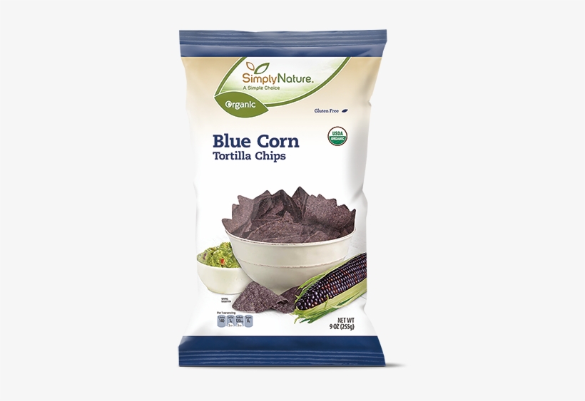 Aldi Organic Blue Corn Tortilla Chips - Chocolate, transparent png #7803166