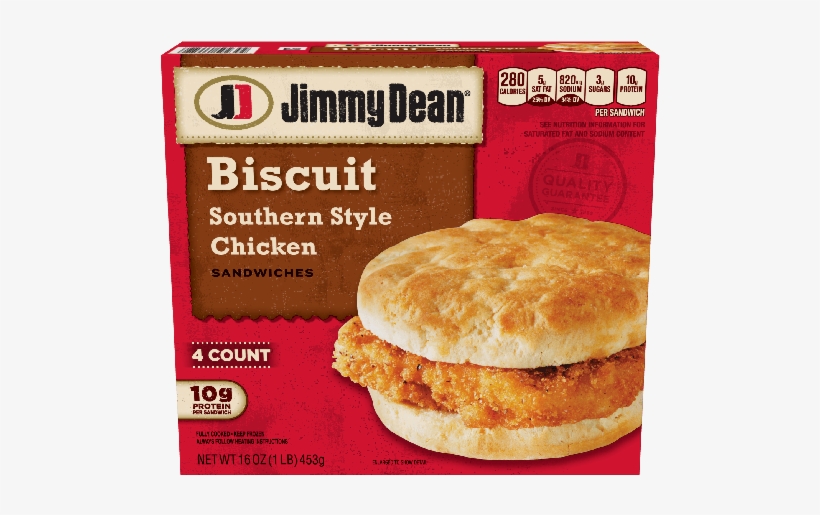 Sara Lee Jimmy Dean D Lights Chicken Biscuit - Jimmy Dean Chicken Sandwich, transparent png #7803292