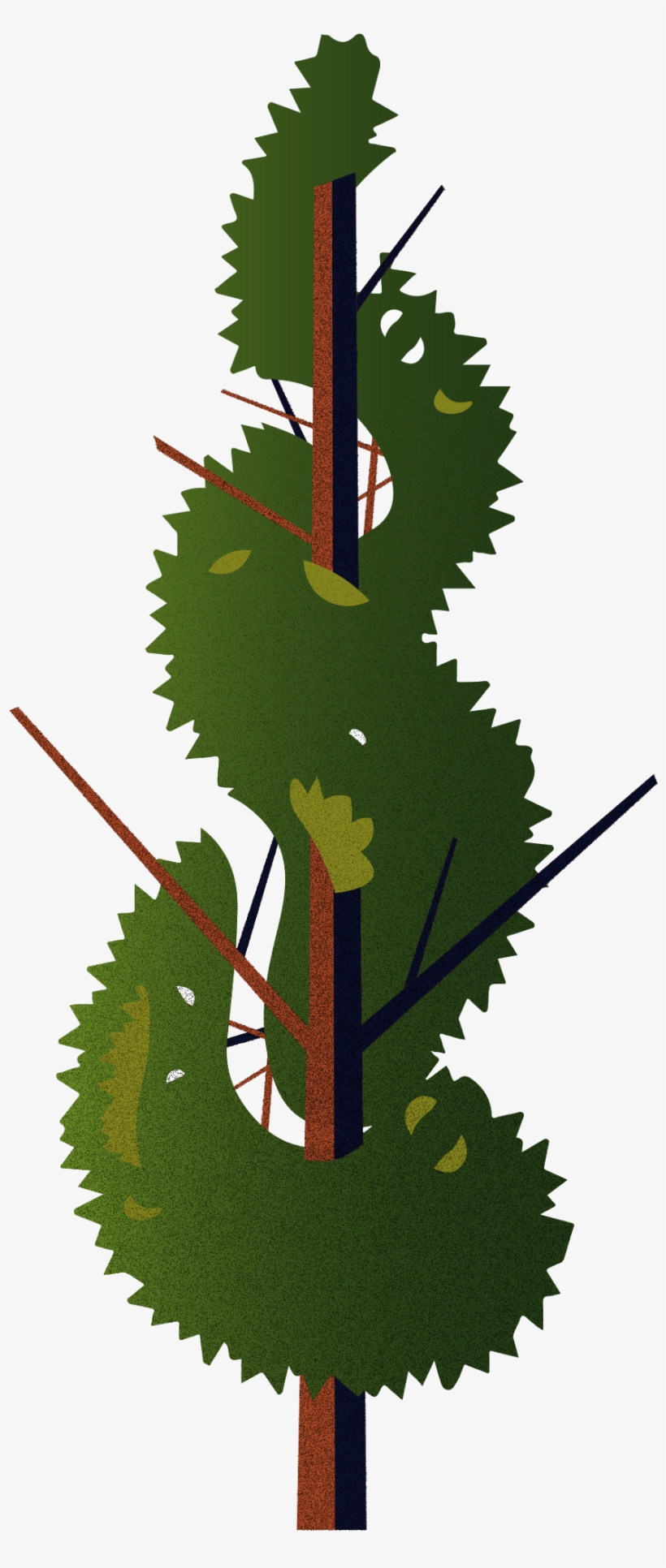 Vector Trees & Exterior Plants - Illustration, transparent png #7803460
