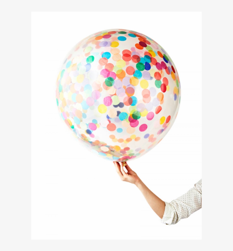 Jumbo Confetti Balloon, transparent png #7803696