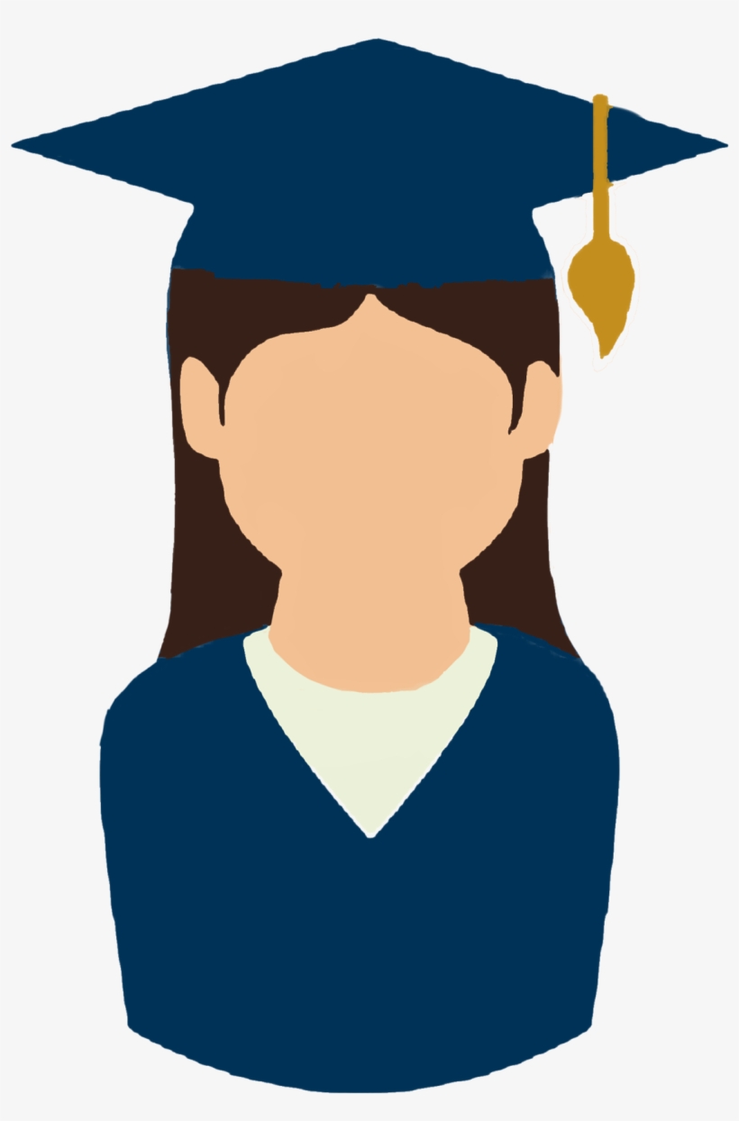 Graduate Woman Icon, transparent png #7803740