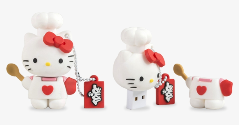 Tribe Hello Kitty Cook 8gb Usb Flash Drive - Pen Drive Hello Kitty, transparent png #7803775