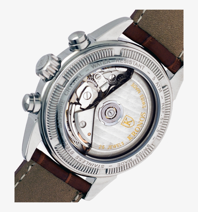 Swiss Made Quantieme Automatic Moon Phase - Kronos Quantieme Automatic Moon Phase, transparent png #7803813