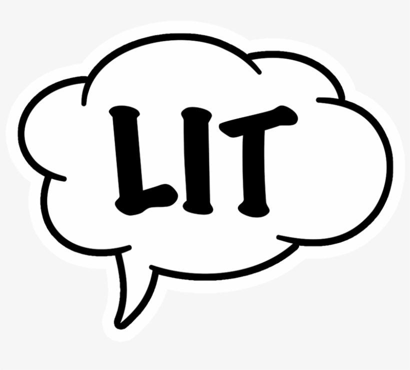 Oversized Word Bubble Slang - Slang Clipart, transparent png #7804106