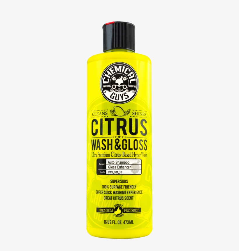 Citrus Wash &amp - Chemical Guys Car Shampoo, transparent png #7805096