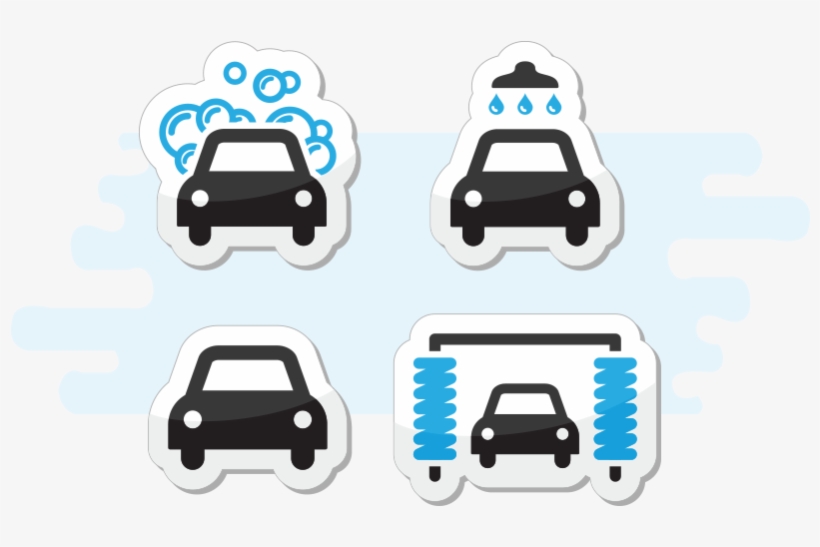 We Use The Very Best In Car Care Materials, Including - Car Wash Icon Vector, transparent png #7805584