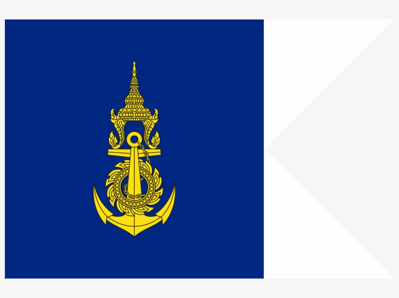 Flag Thai Navy Squadron Commander - Thai Navy Logo, transparent png #7805819