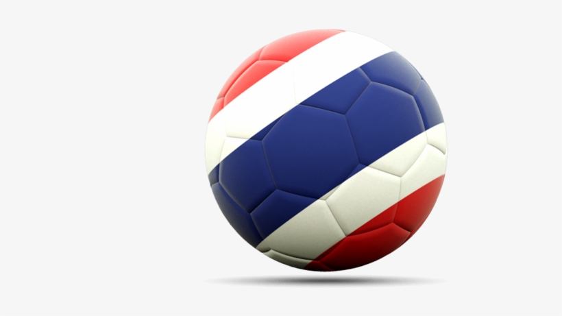 Illustration Of Flag Of Thailand - Soccer Ball, transparent png #7805953