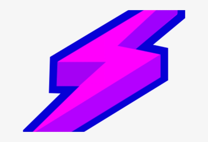Lightning Clipart Lightning Strike - Lightning Bolt Purple Lightning, transparent png #7806618