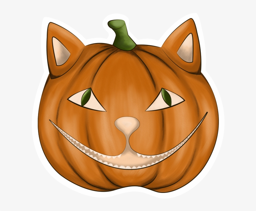 Halloween Pumpkin Original Messages Sticker-9, transparent png #7806800