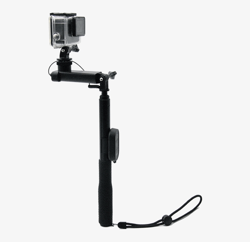 Diving Selfie Stick For Go Pro With Remote Control - Selfie Stick Gopro 5 Png Transparent, transparent png #7807368