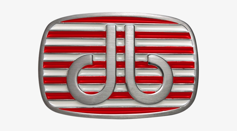 Red And White Stripe Buckle - Emblem, transparent png #7807458