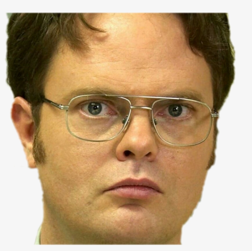 Sticker Other Dwight Schrute Theoffice Office Lunettes - Dwight Schrute, transparent png #7807710