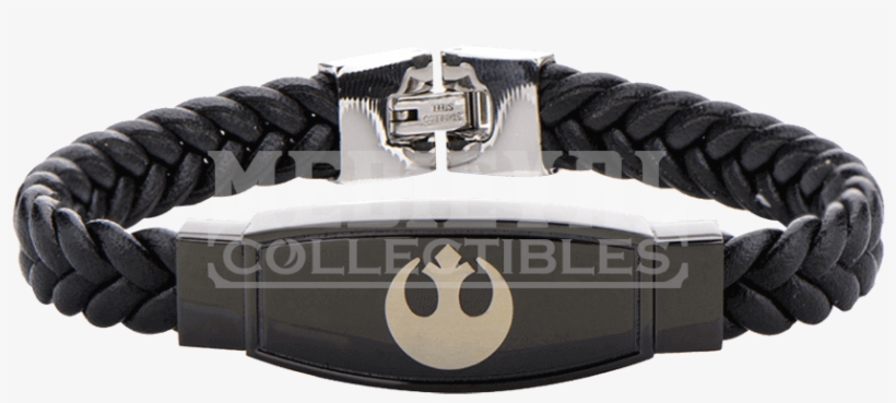 Star Wars Rebel Alliance Braided Leather Bracelet - Star Wars Men Necklace, transparent png #7807970