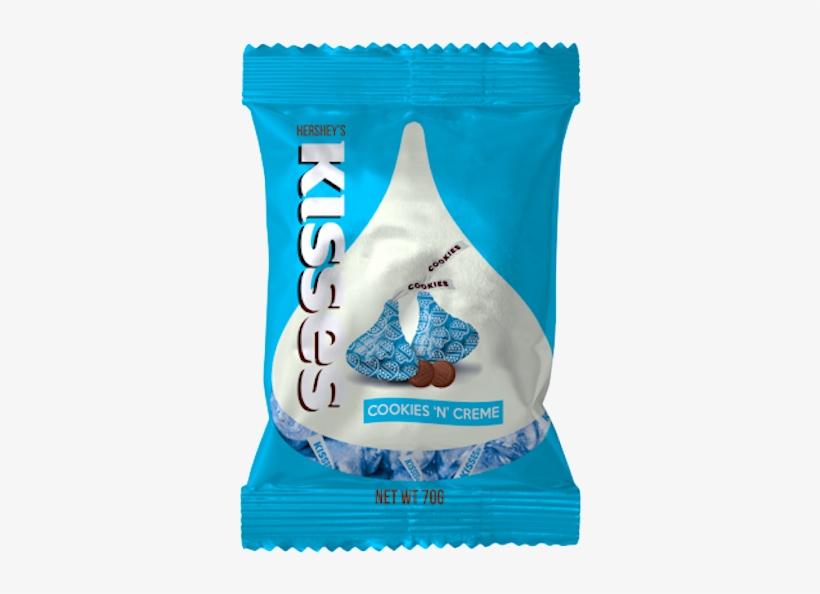 Hershey's Kisses Cookies ' - Hershey's Kisses Cookies N Creme 70g, transparent png #7808200