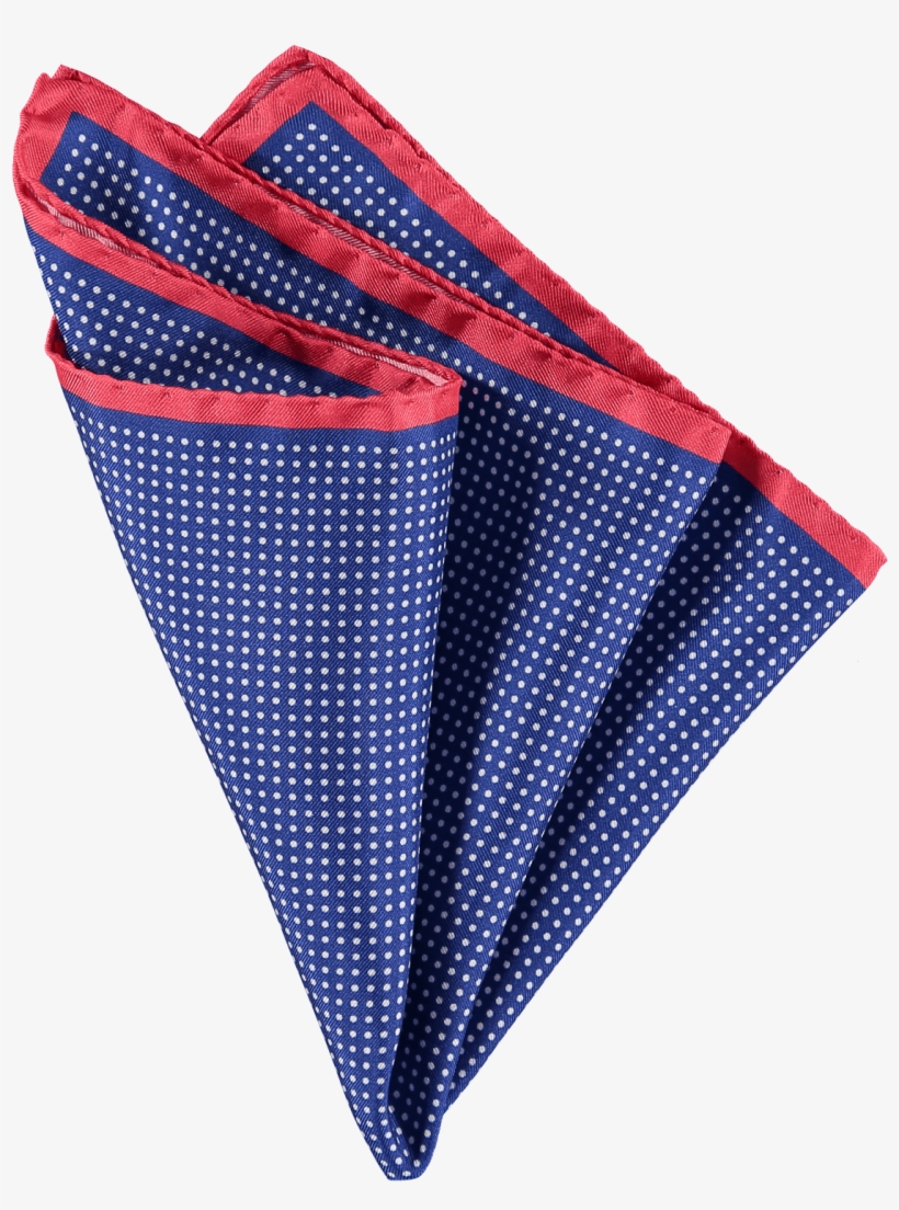 Silk Pocket Square Micro Spot - Transparent Background Red Handkerchief Png, transparent png #7808709