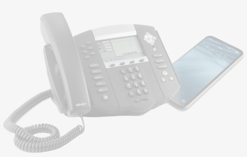 Office Phone And Mobile Cell Phone Examples For Professional - Ip 550 Polycom, transparent png #7809043