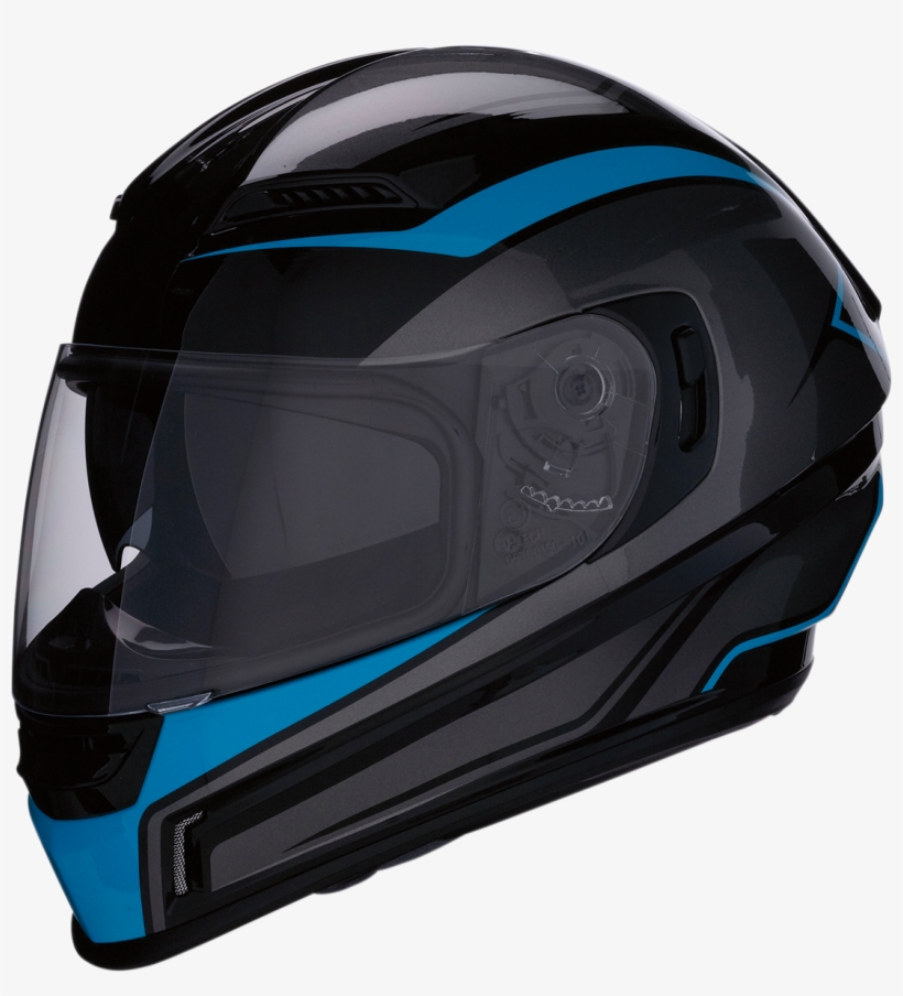 Blue - Motorcycle Helmet, transparent png #7809123