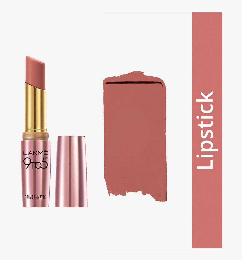 Lakme 9 To 5 Primer Matte Lip Color - Lakme 9 To 5 Blushing Nude, transparent png #7810256