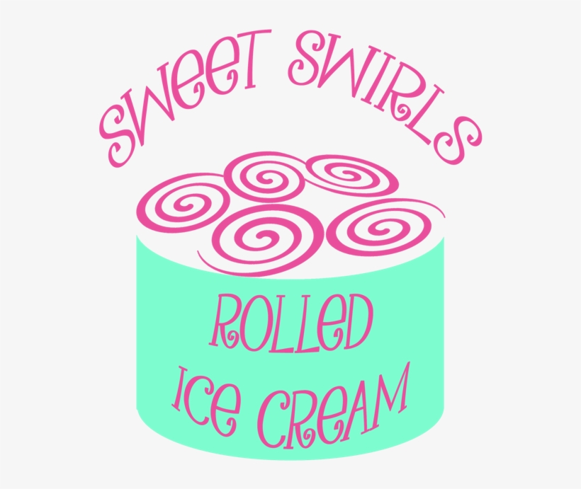 Sweet Swirls Rolled Ice Cream, transparent png #7810360