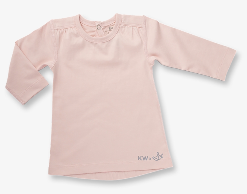 Blushing Rose Long Sleeve Tee - Blouse, transparent png #7810562