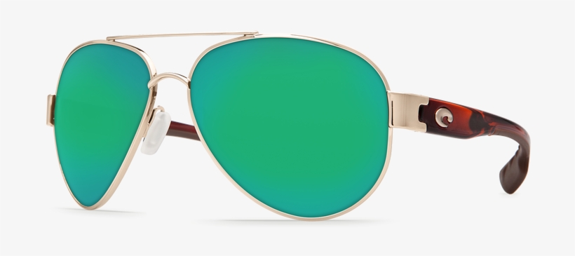Costa South Point Rose Gold With Light Tortoise Temples - Costa Del Mar De Mujer, transparent png #7810734
