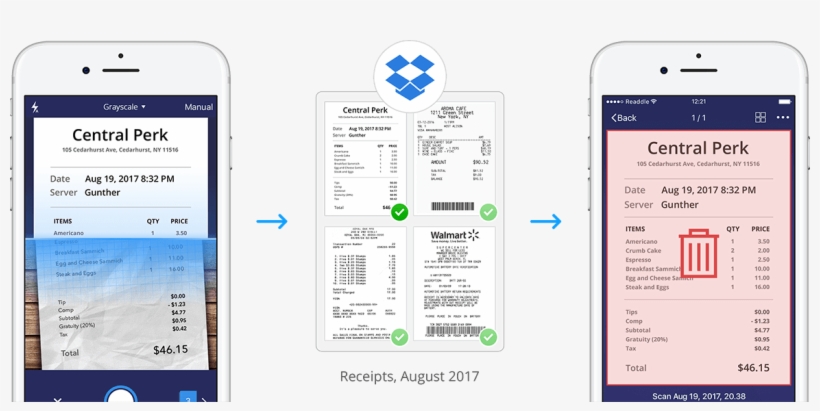What Makes Up The Best Scanner App Is The Powerful - Dropbox, transparent png #7810772