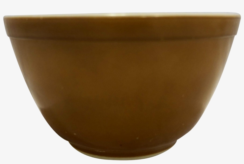 Pyrex Solid Brown Small 401 1 1/2 Pt Mixing Bowl - Bowl, transparent png #7810881