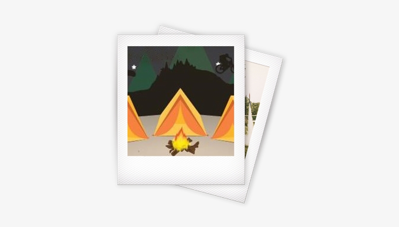 Polaroid Campcards » Polaroid Campcards - Graphic Design, transparent png #7811480
