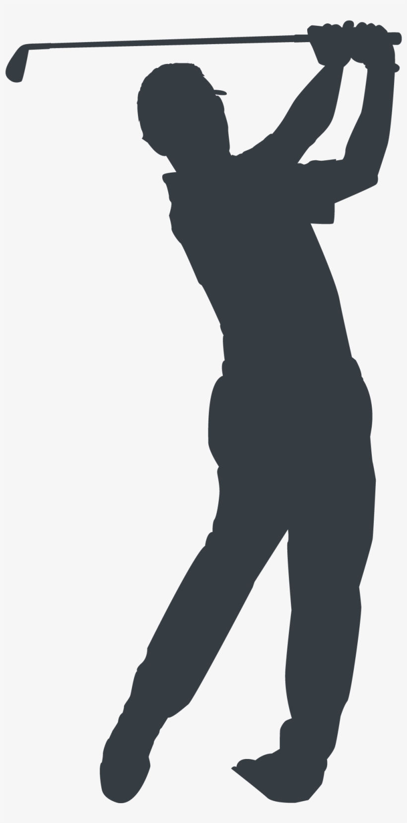Athlete Silhouette - Speed Golf, transparent png #7811730