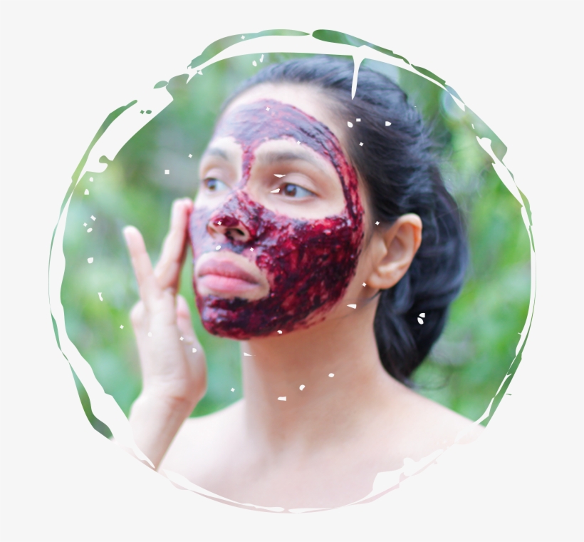 Mix Powdered Face Mask With Mixing Agent Provided To - Blood, transparent png #7811803