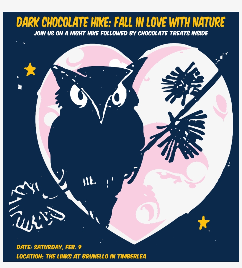 Dark Chocolate Hike - Owl, transparent png #7812976