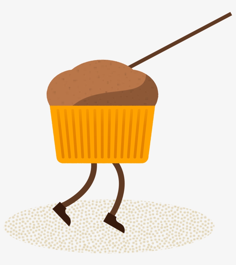 Carrot Cake Cupcake - Illustration, transparent png #7813282