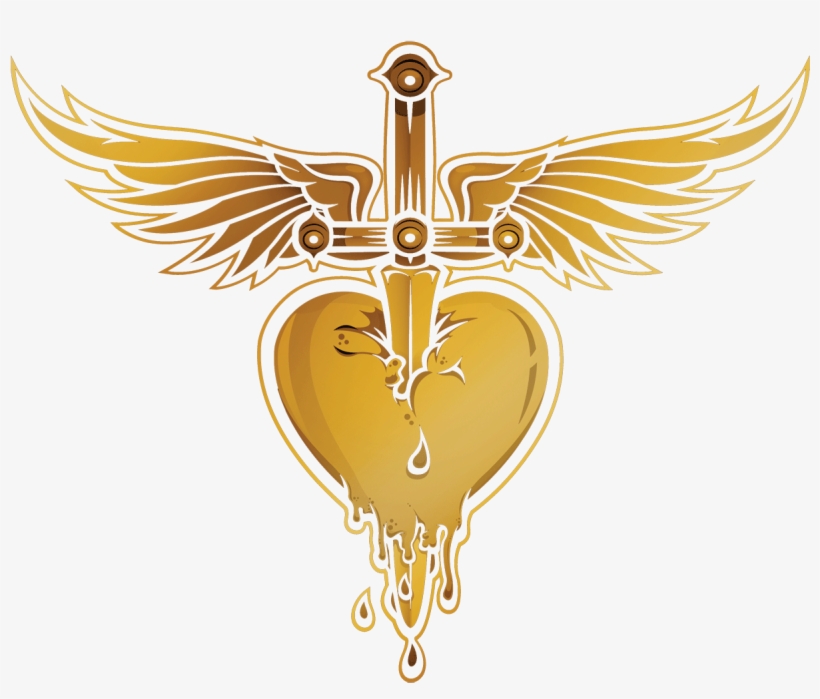 Bon Jovi Logo Trans - Bon Jovi Logo Heart, transparent png #7814607