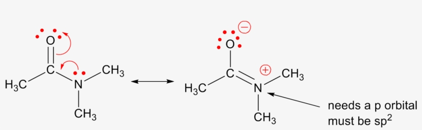 Hybridization Of An Amide, transparent png #7814612