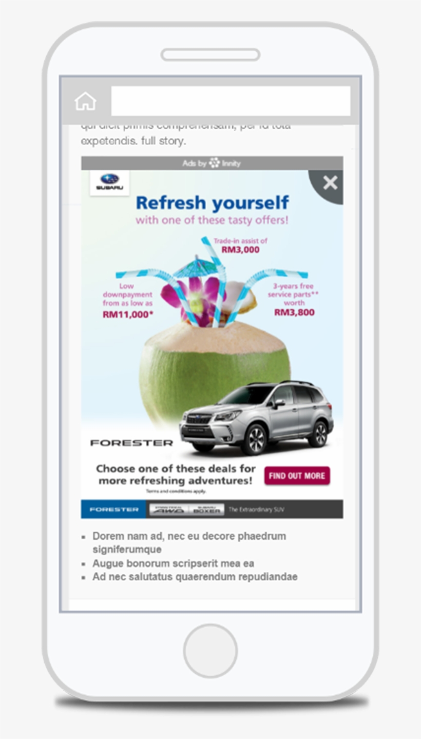 The Ad Will Only Appear When User Scroll Down An Article - Iphone, transparent png #7815092