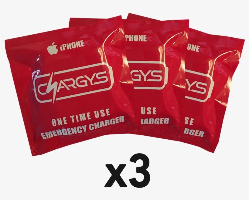 3 Pack Apple Chargy™ - Packaging And Labeling, transparent png #7815704