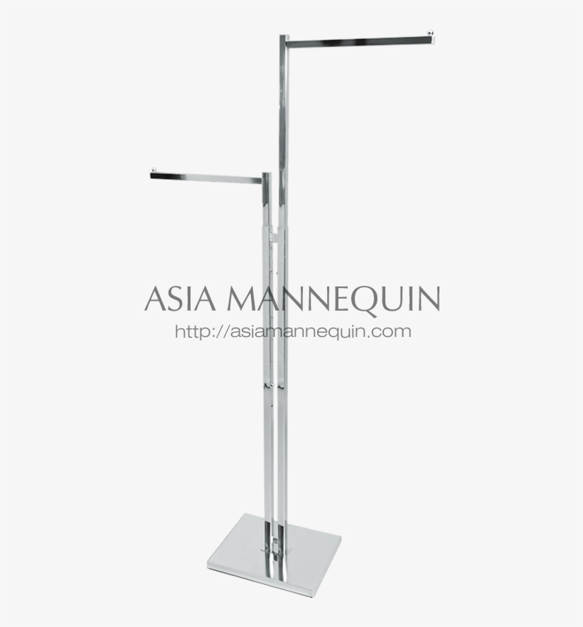 Cr09hd 2w Clothes Garment Racks, Single Tier, Multi - Handrail, transparent png #7816070