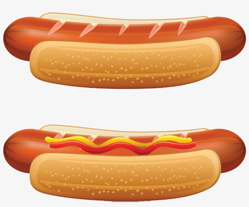 Hot Dog Hamburger Fast Food Clip Art - Hot Dog, transparent png #7816117