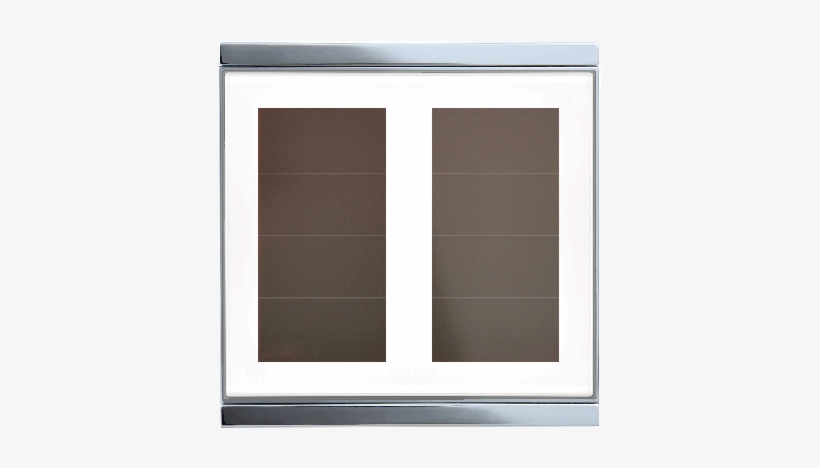 Corlo P1 Rf Single Solar Push Button, White/chrome - Wardrobe, transparent png #7816372